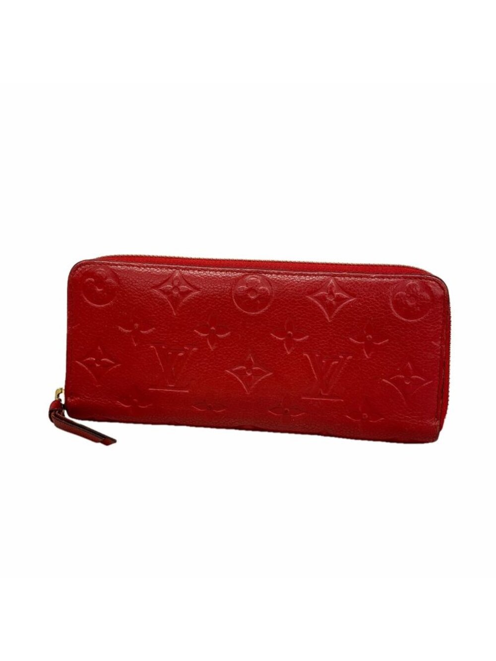 Louis Vuitton Wallet Monogram Empreinte Portefeuille Clemence Cerise